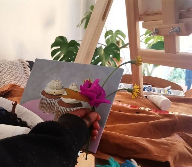 acrylic on canvas by n gogela